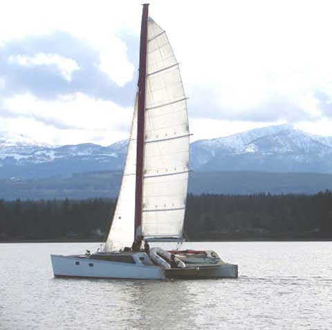 Custom 38 catamaran
