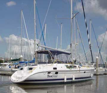 2002 Hunter 456 sailboat