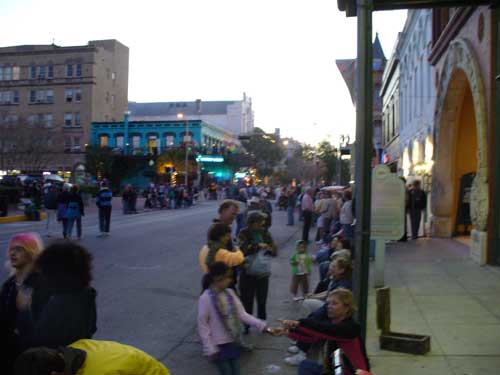 Mardi Gras parade in Galveston