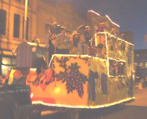 Mardi Gras parade in Galveston