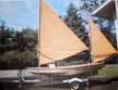 2010 Cat Yawl Sailboat, Shell, 13' sailboat