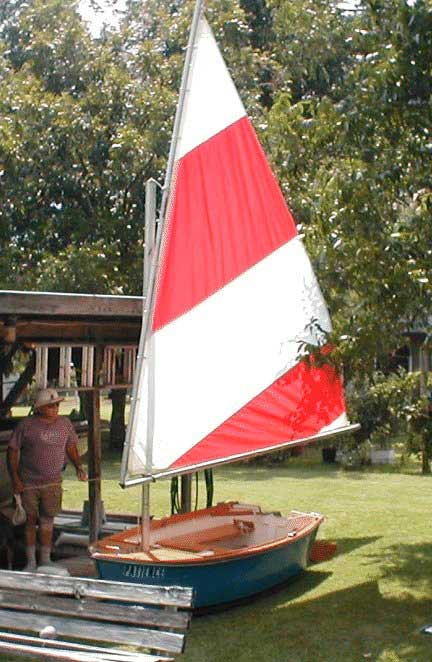 wooden dinghy